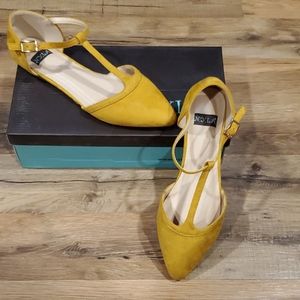 Vegan yellow flats 8